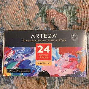 Arteza 24 pack acrylic paints